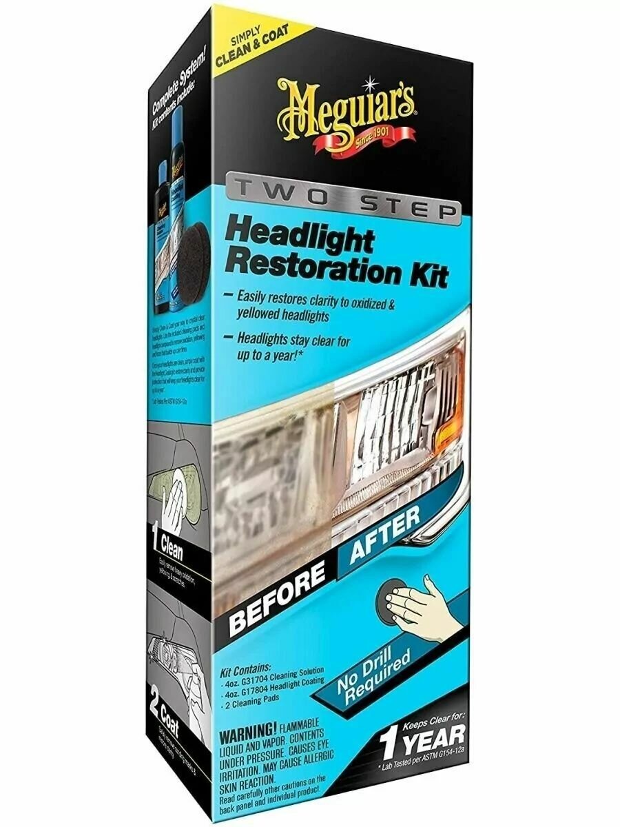 Meguiar's Headlight restoration kit Набор для восстановления фар