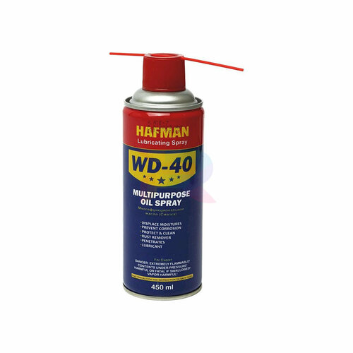 Универсальная проникающая смазка (жидкий ключ) WD-40 Hafman аэрозоль 450 мл.