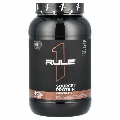 RULE ONE Source 7 Protein 920 g , Протеин 7 видов, Печенье и Крем
