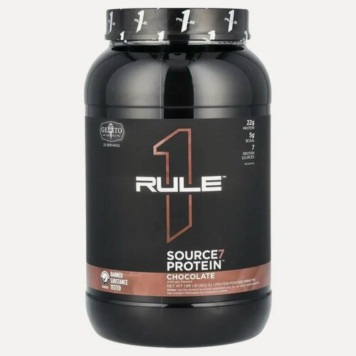 Изображение товара RULE ONE Source 7 Protein 920 g , Протеин 7 видов, Шоколад