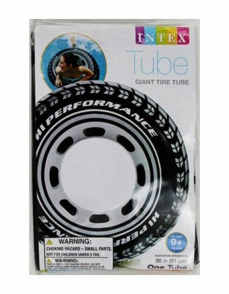 Круг надувной Intex Шина, 91 см (59252) — фото 1