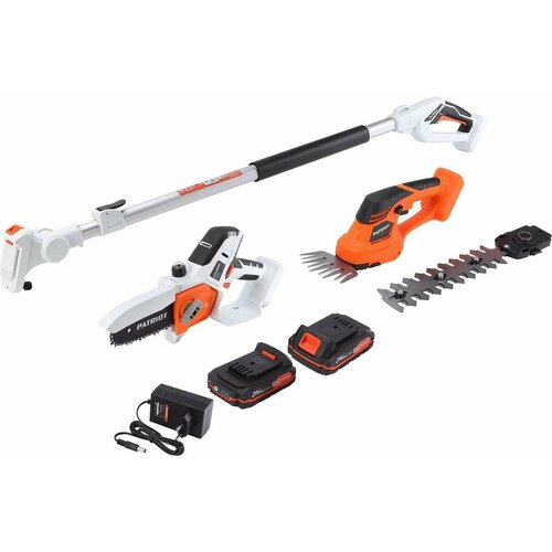 Набор Patriot пила CS 211 ножницы CSH 211 универсальная рукоятка 2 акб зарядка 21В UES 250205223 17790₽