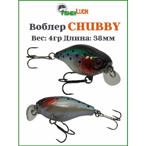 Воблер для рыбалки Сhubby 38мм 4гр