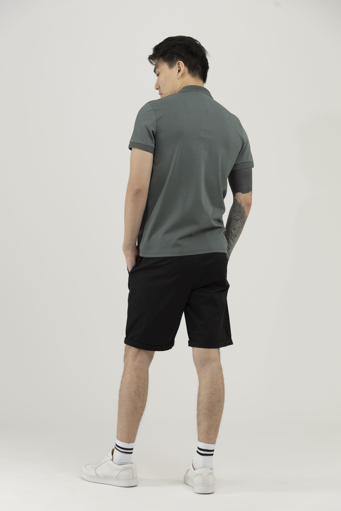 Поло спортивное TERRA PRO, размер M, green — фото 1