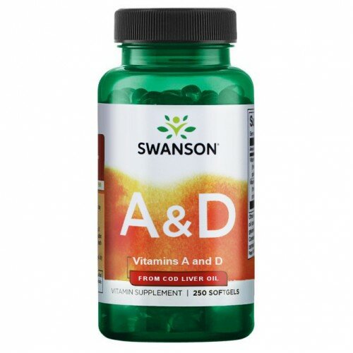 Swanson Vitamins A & D (Витамины А и D) 250 гелевых капсул фото