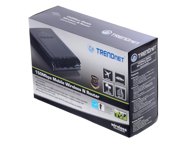 Маршрутизатор TRENDnet  3G/4G Wi-Fi маршрутизатор стандарта 802.11n 150 Мбит/с