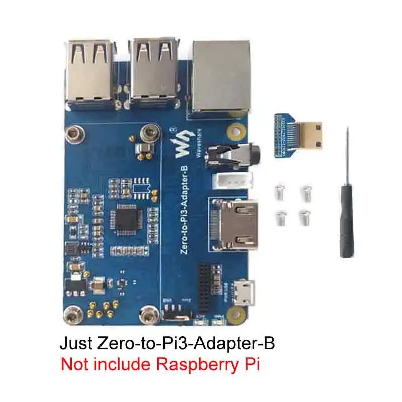 Spotpear Адаптер Raspberry Pi Zero 2W к 3B