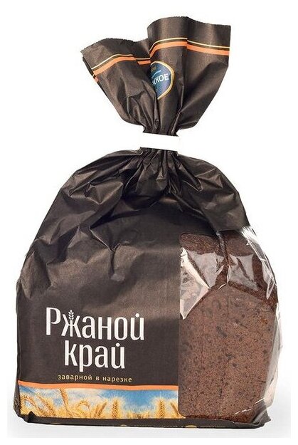 Хлеб Коломенское «Ржаной край», заварной, в нарезке, пшенично-ржаной, 300 г — фото 1