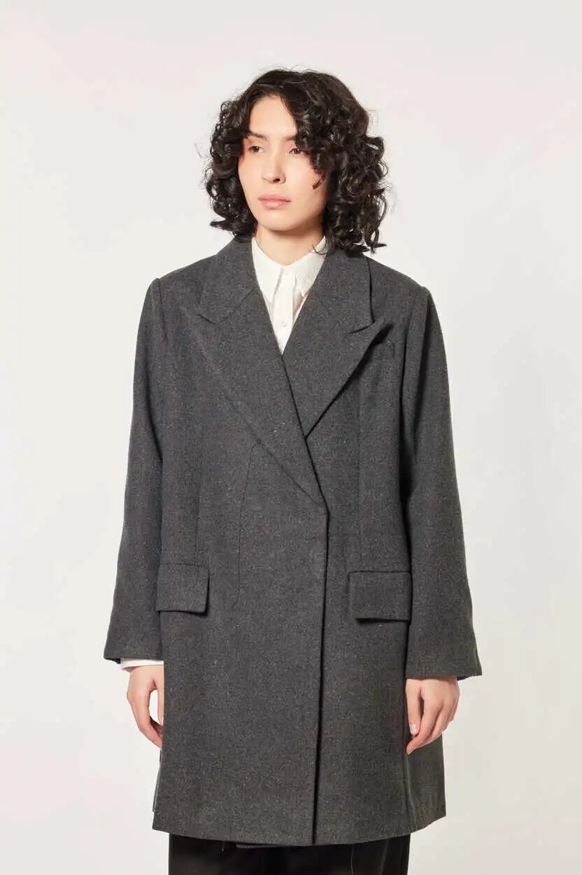 Пальто Selfie, размер S, серый — фото 1