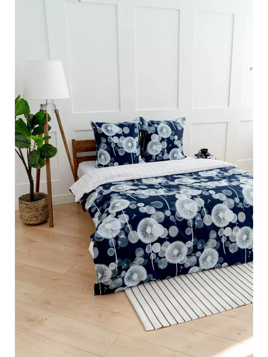 Постельное белье Grand cherry 2 спальное с евро простыней полисатин