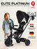 Велосипед детский с ручкой Qplay T10-Z Elite Platinum Black