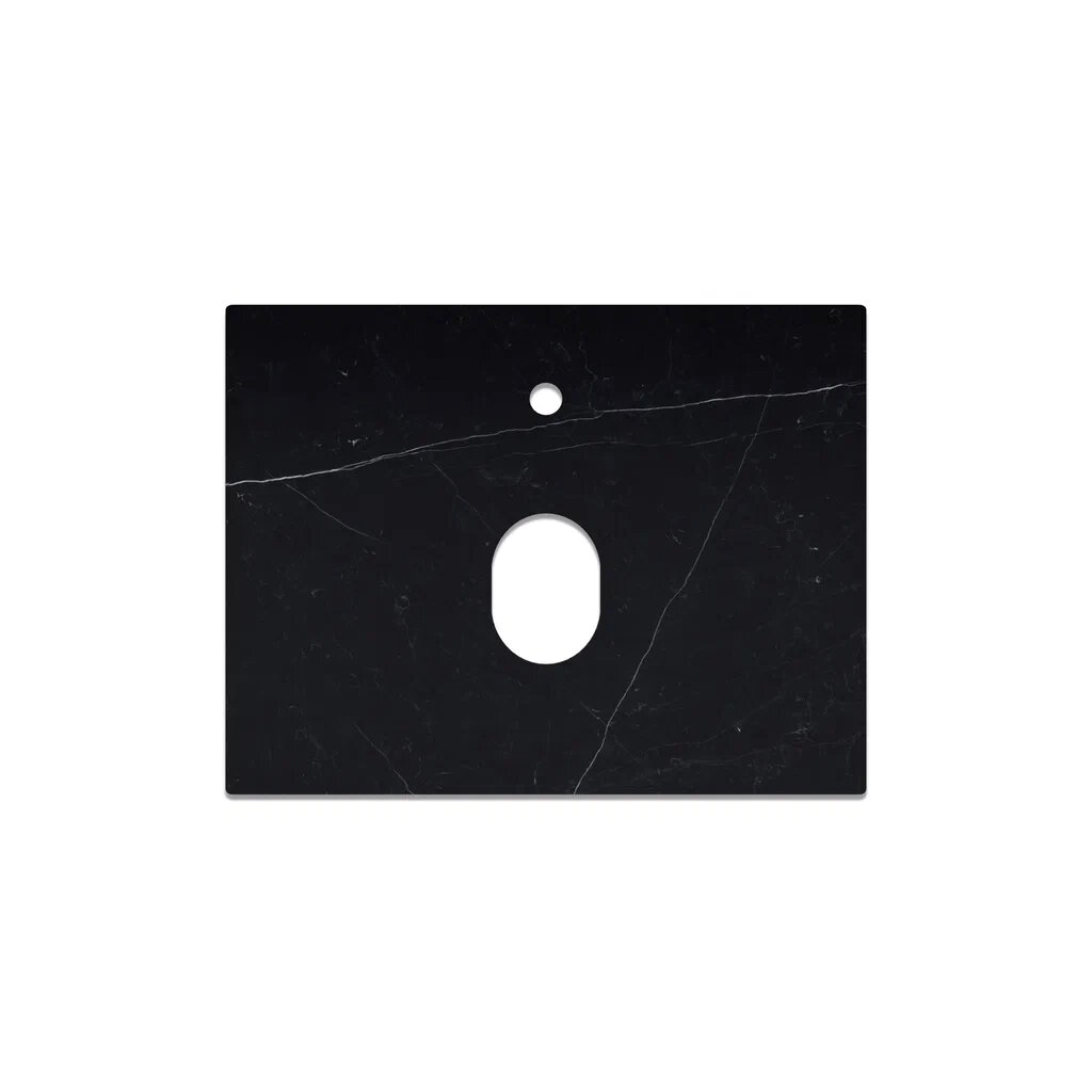 Столешница La Fenice Granite Black Olive Light Lappato Terra 60 см черная