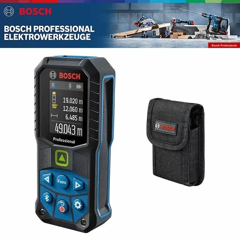 Лазерный дальномер Bosch GLM 50-27 CG PROFESSIONAL Зеленый лазер-CC