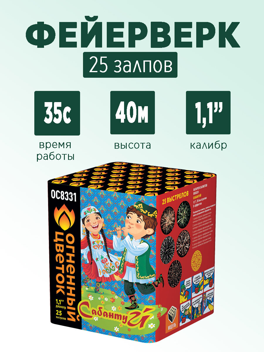 Салют  Сабантуй  25 залпов