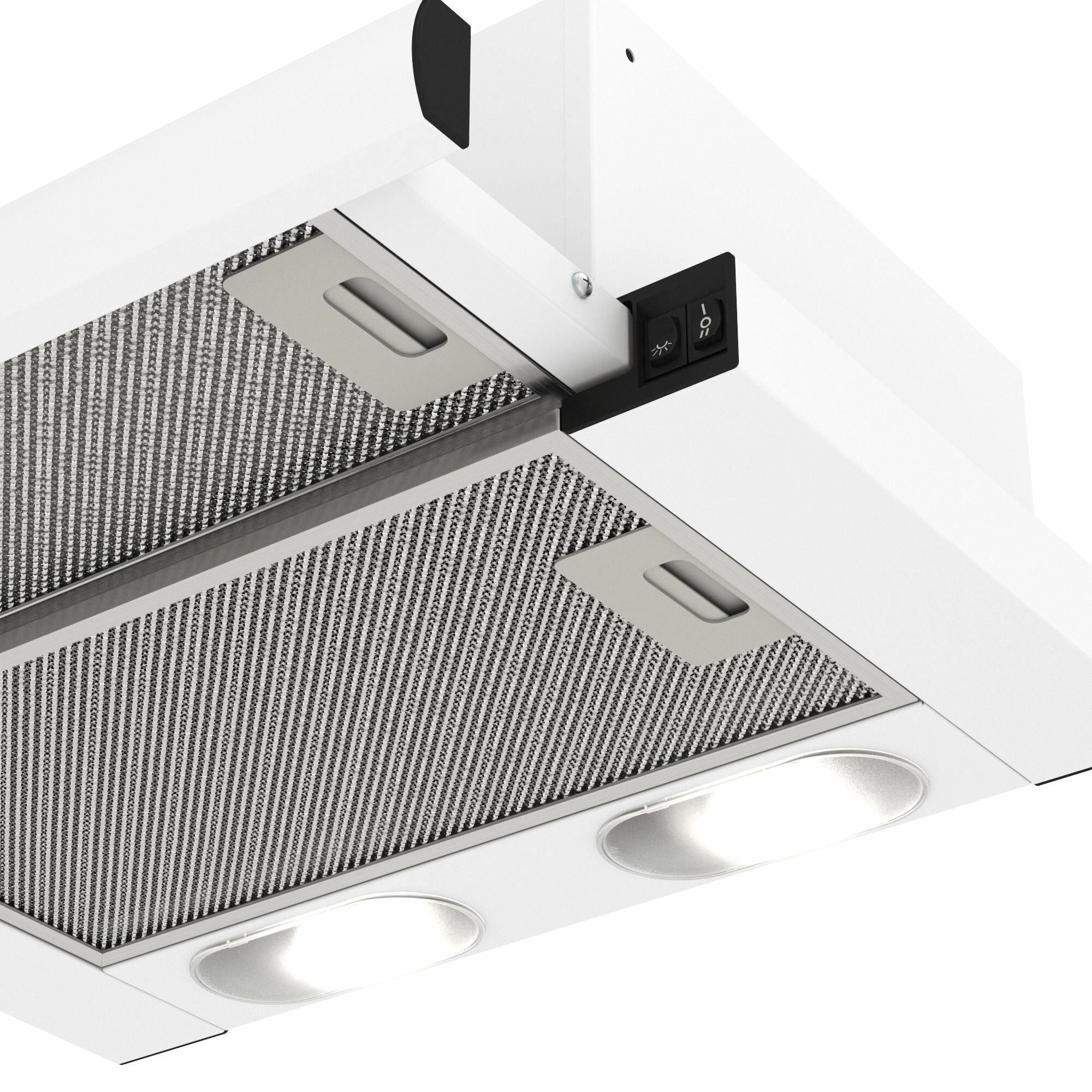 Вытяжка встраиваемая Elikor Интегра 50П-400-В2Л белый - фото №9