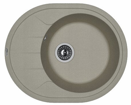 Кухонная мойка FLORENTINA Родос 620 (20.245. B0620.307) серый шёлк