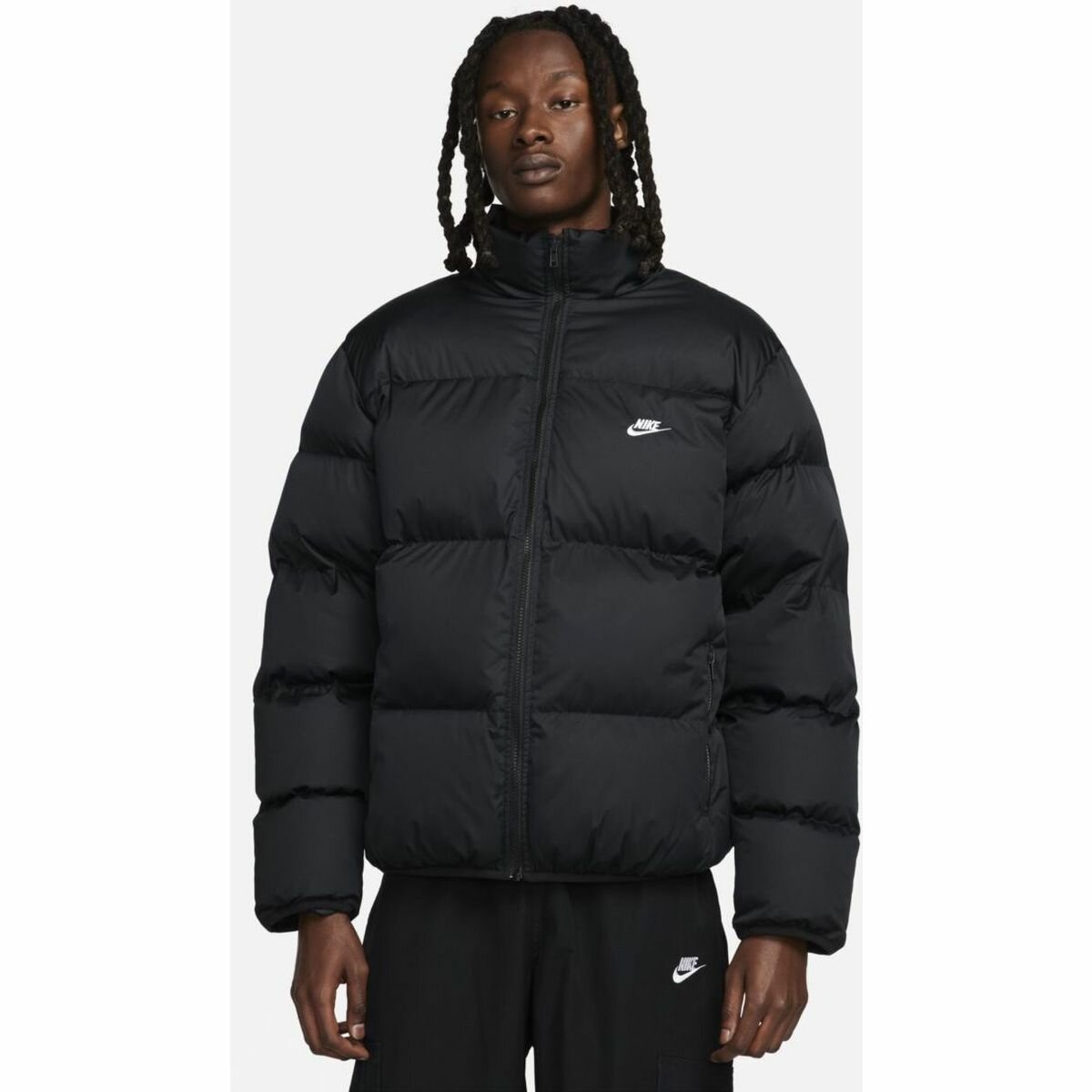 Пуховик NIKE M NK CLUB PUFFER JKT, размер S, черный