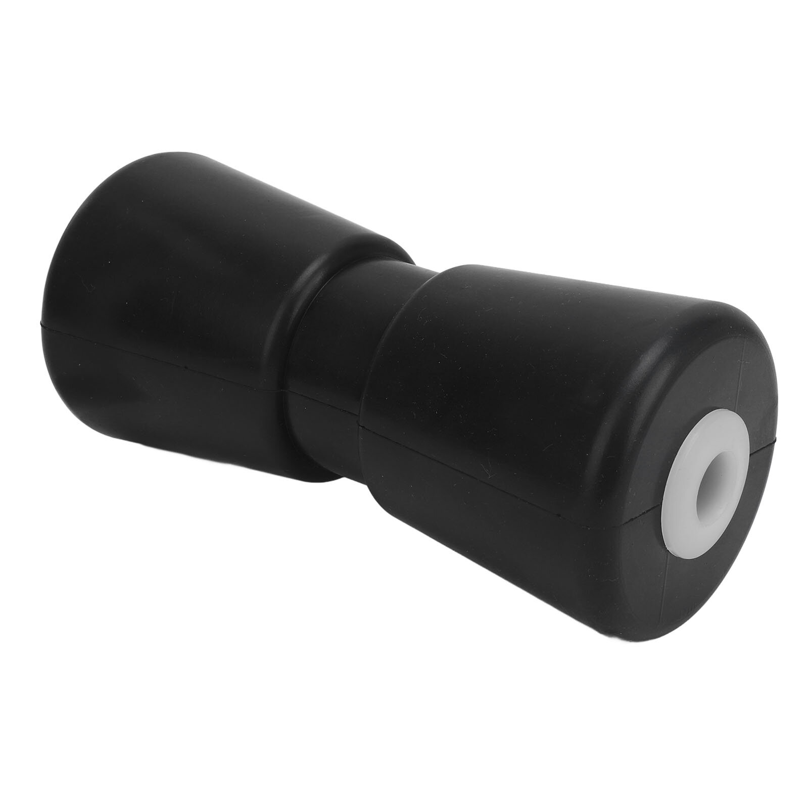 Тяговый каток для катера черного цвета из резины стойкий к царапинам для катера каток для носа яхты размером 19.05 x 8.41 см с центральным отверстием 17 мм совместимый с панелями катков для прицепа 8 дюймов в количестве 1 штука