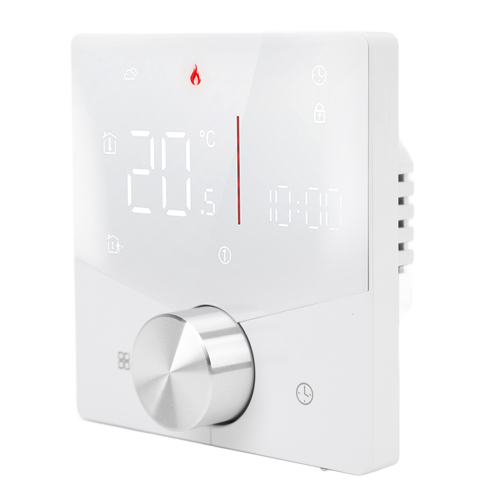 Изображение AC95 240V Smart Thermostat 6 Periods Programming Voice APP Control LED Screen WiFi Thermostat for Water Heater