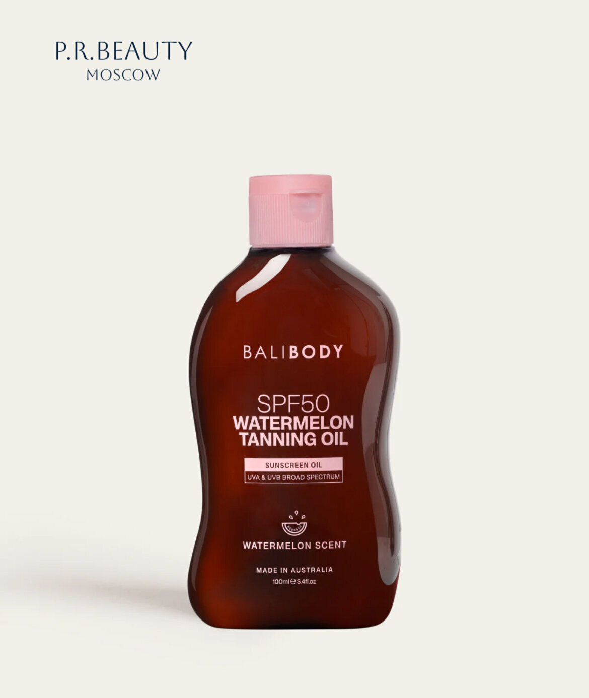Bali Body Watermelon Sunscreen Oil SPF50 Cолнцезащитное масло с запахом арбуза 100 мл