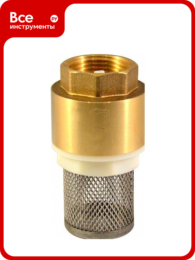 Обратный клапан СТМ с сеткой 3/4" CBCVF034
