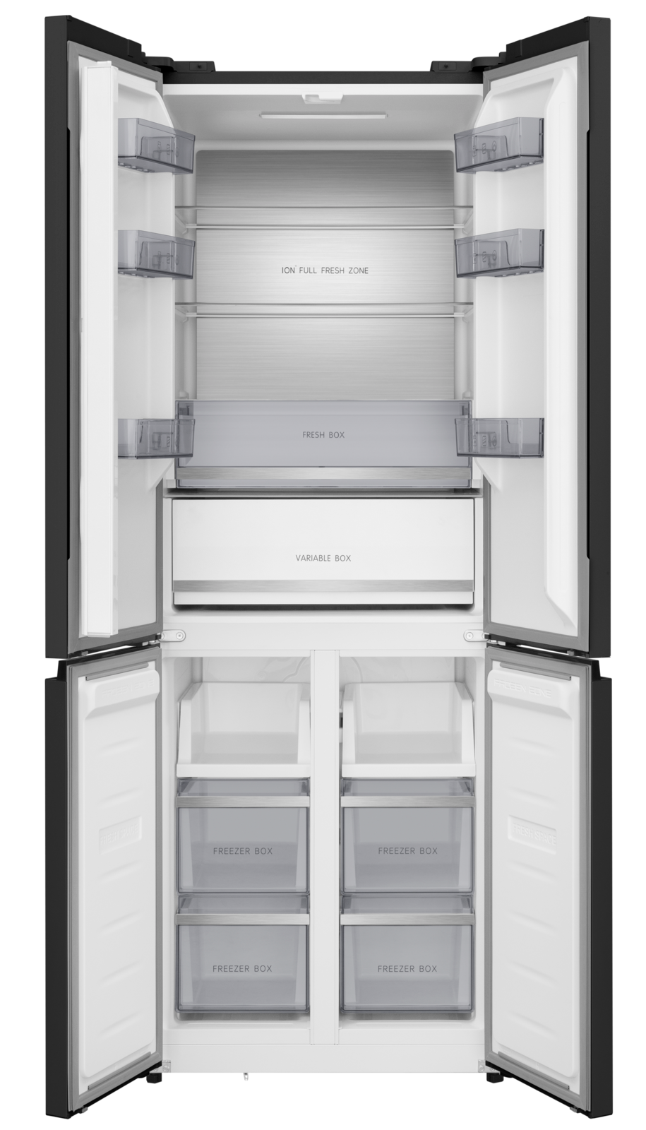 Холодильник отдельностоящий с инвертором MEFERI MFR70BK TOTAL NO FROST CROSS DOOR ULTRA — фото 1