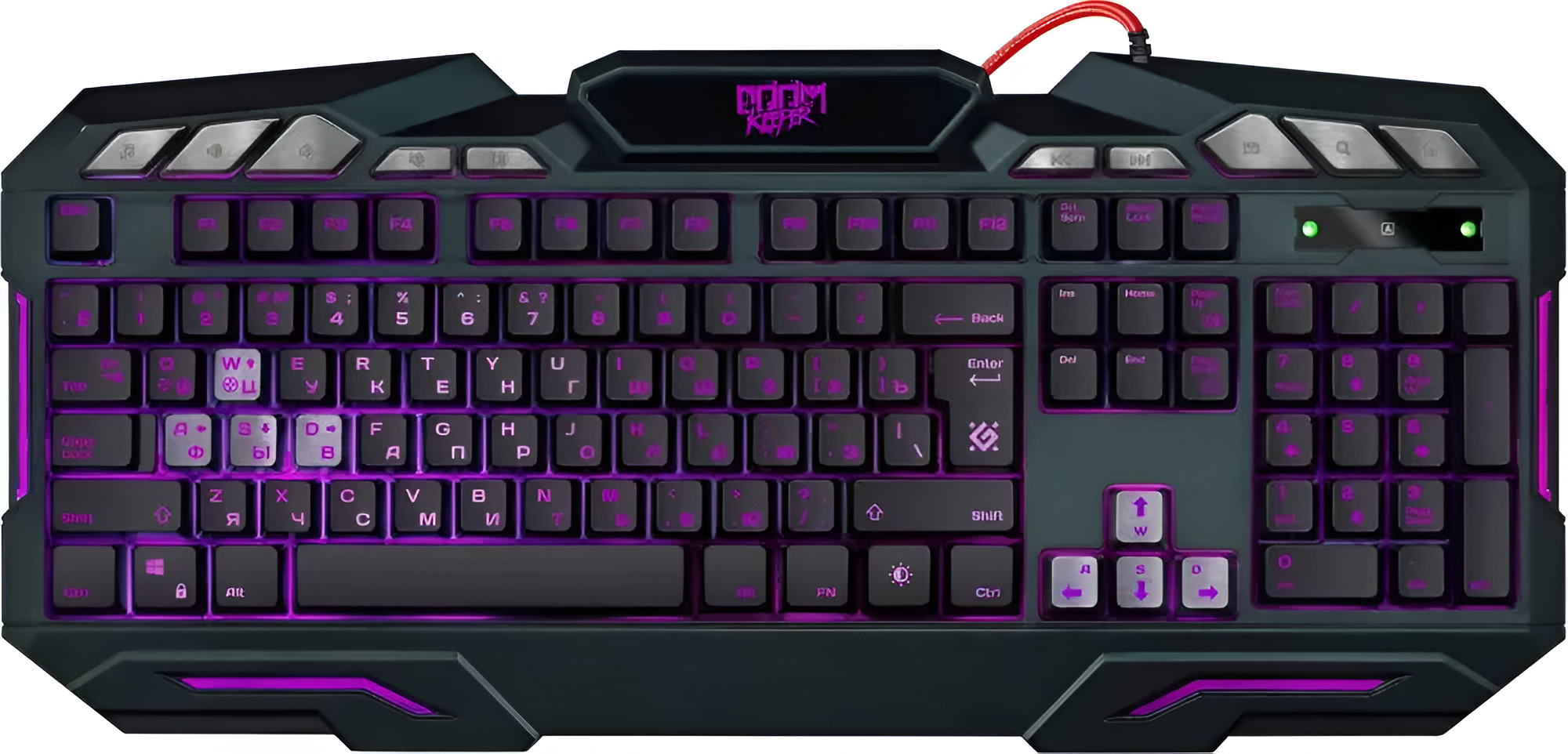 Игровая клавиатура с подсветкой DEFENDER (45100) Doom Keeper GK-100DL