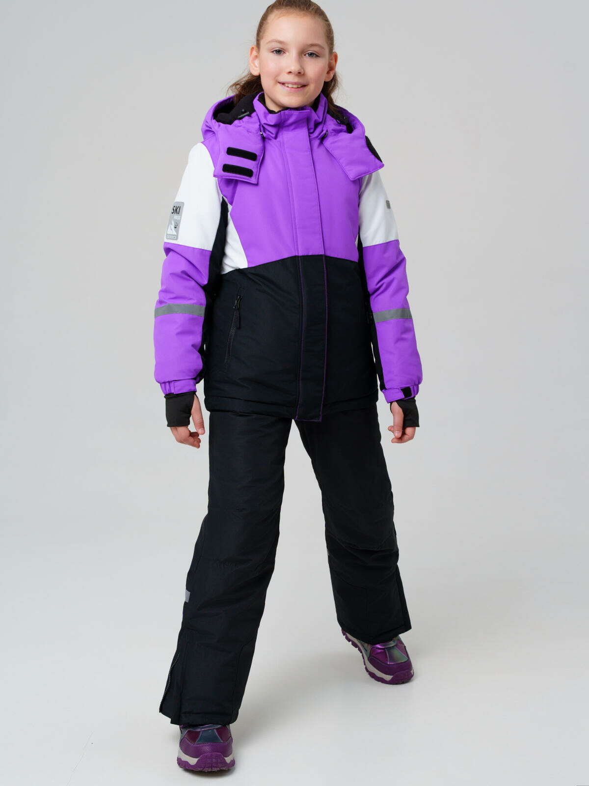 Комплект верхней одежды горнолыжный playToday размер 164  черный