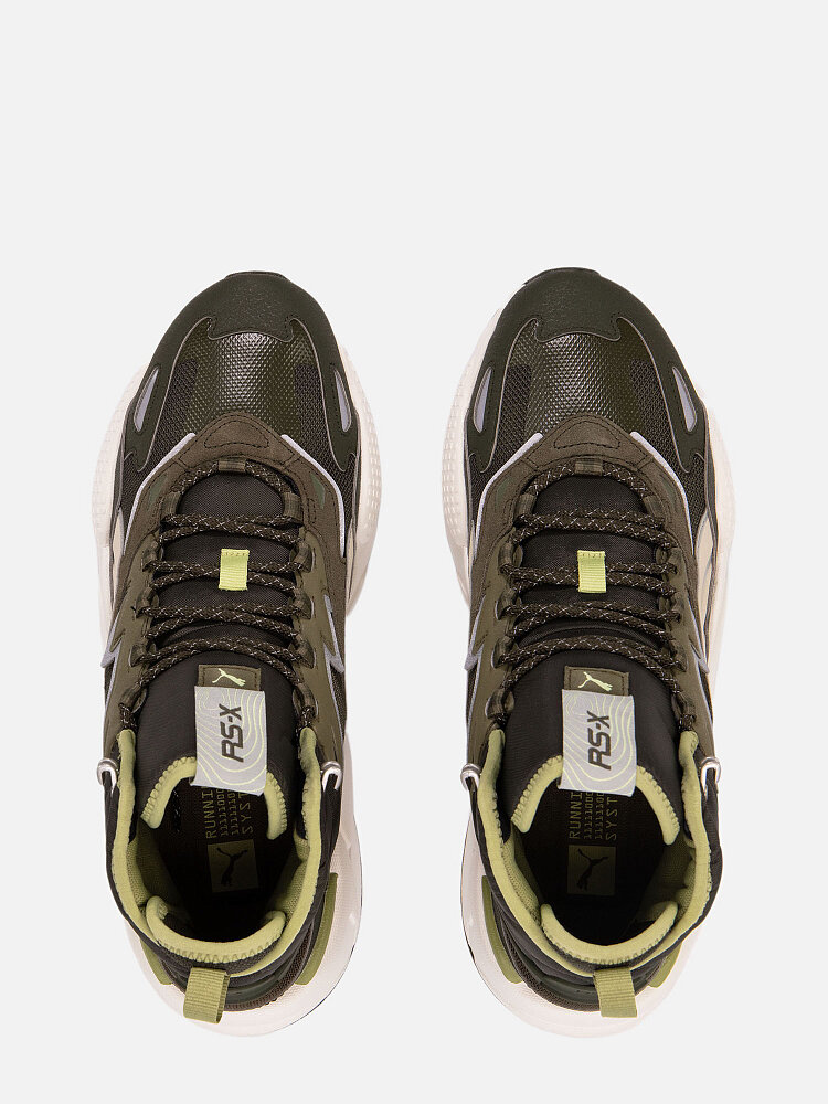 Ботинки PUMA RS-X Hi, размер 43, хаки — фото 1