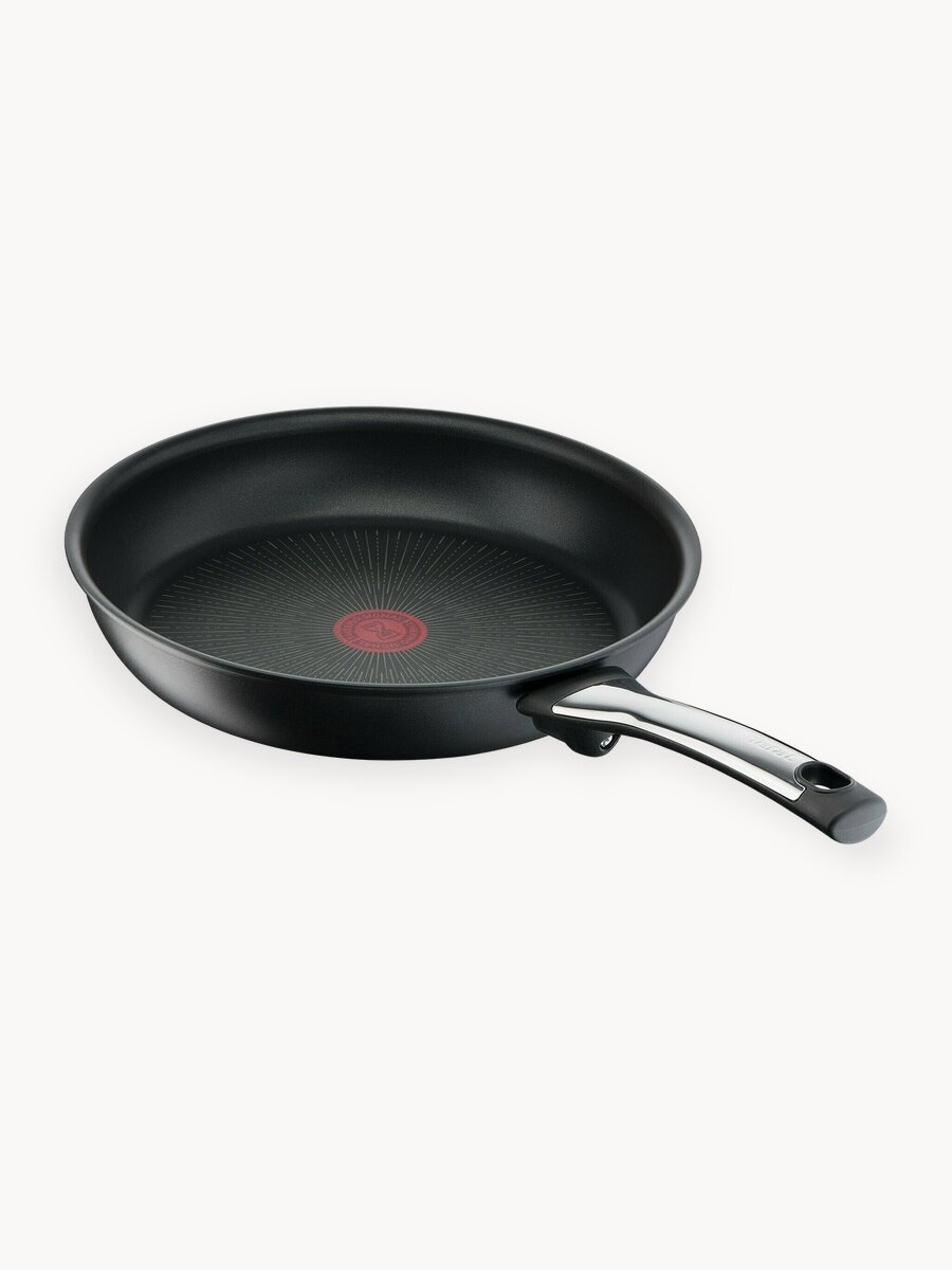 Сковорода Tefal Excellence 24 см, с индикатором температуры, антипригарным покрытием, для газовых, электрических и индукционных плит, сделано во Франции
