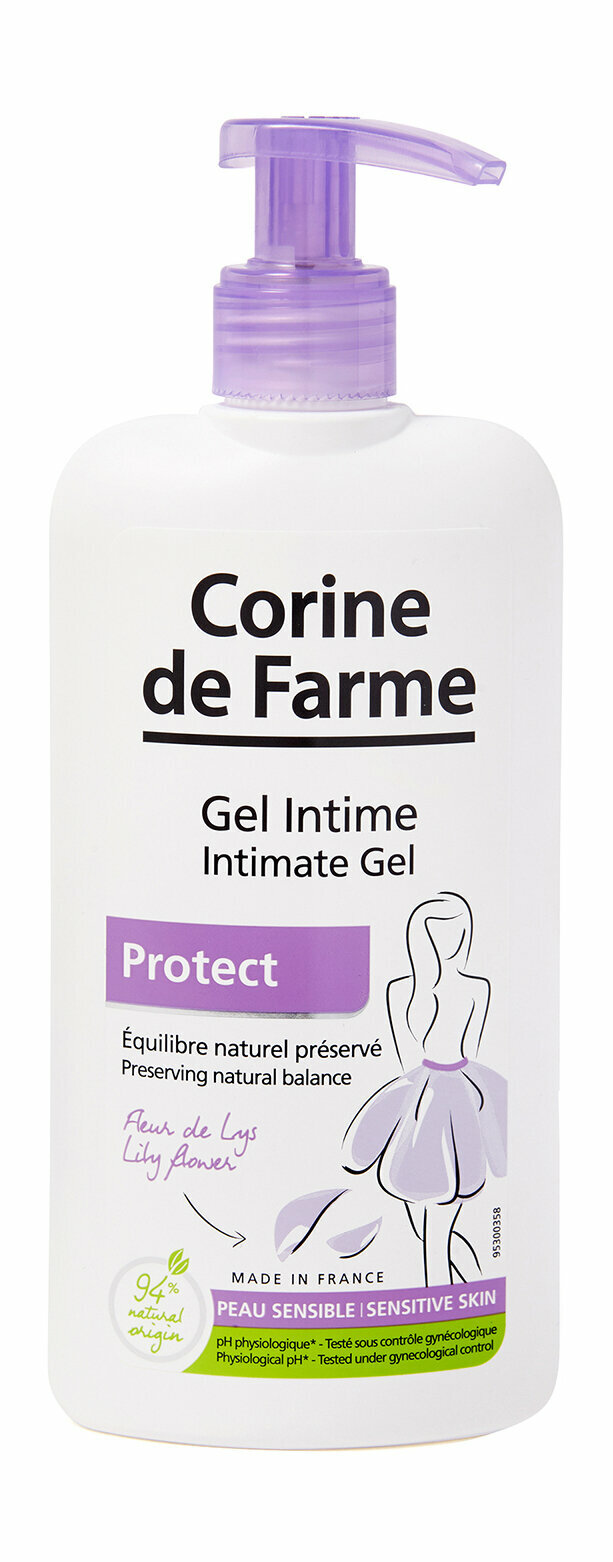 Гель для интимной гигиены с пребиотиками Corine De Farme Intimate Gel Protect