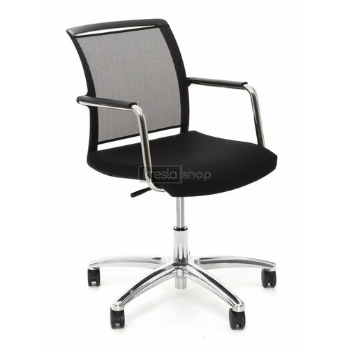 Кресло для переговорной Magna Magna G black mesh ME35 SLW 50 черная сетка черная ткань 50600₽