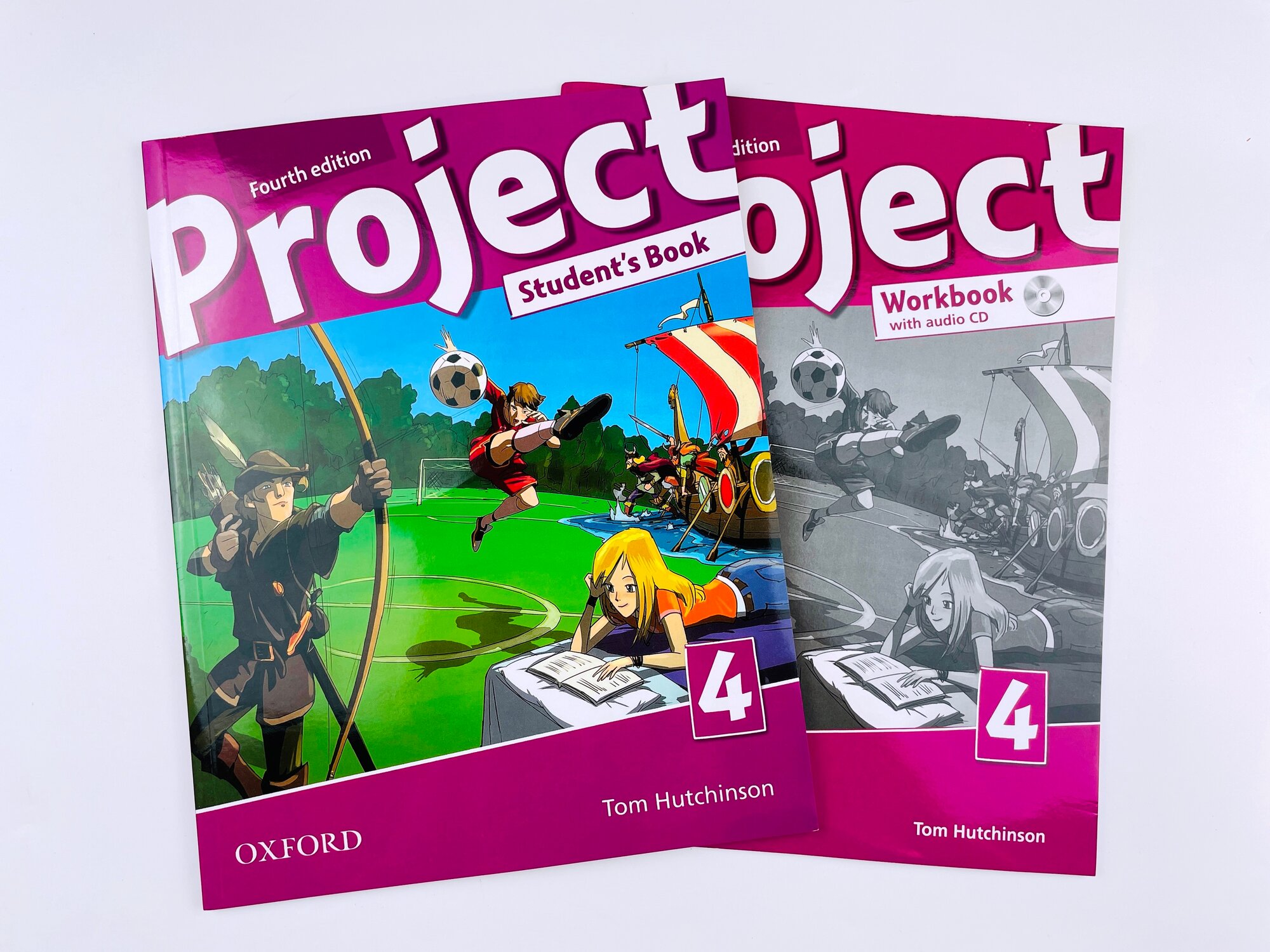 Комплект Project 4 (4th edition) Student's book + Workbook with Audio CD