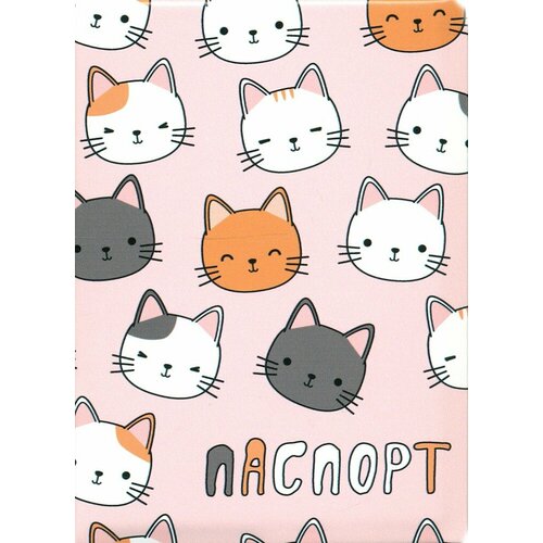 Обложка для паспорта СИМВОЛИК, розовый