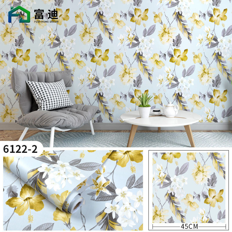 фото Обои Fudi, самоклеящиеся, ПВХ, влагостойкие, 10м x 0,45м