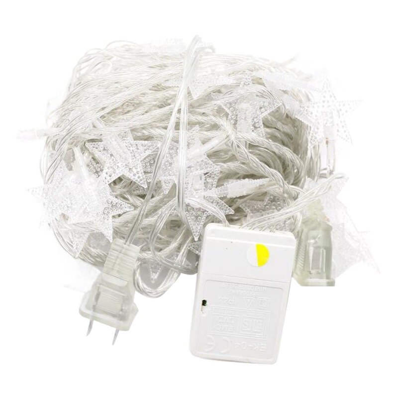 фото Светодиодная звезда Star Curtain Light, USB, 20 ламп, теплый белый свет