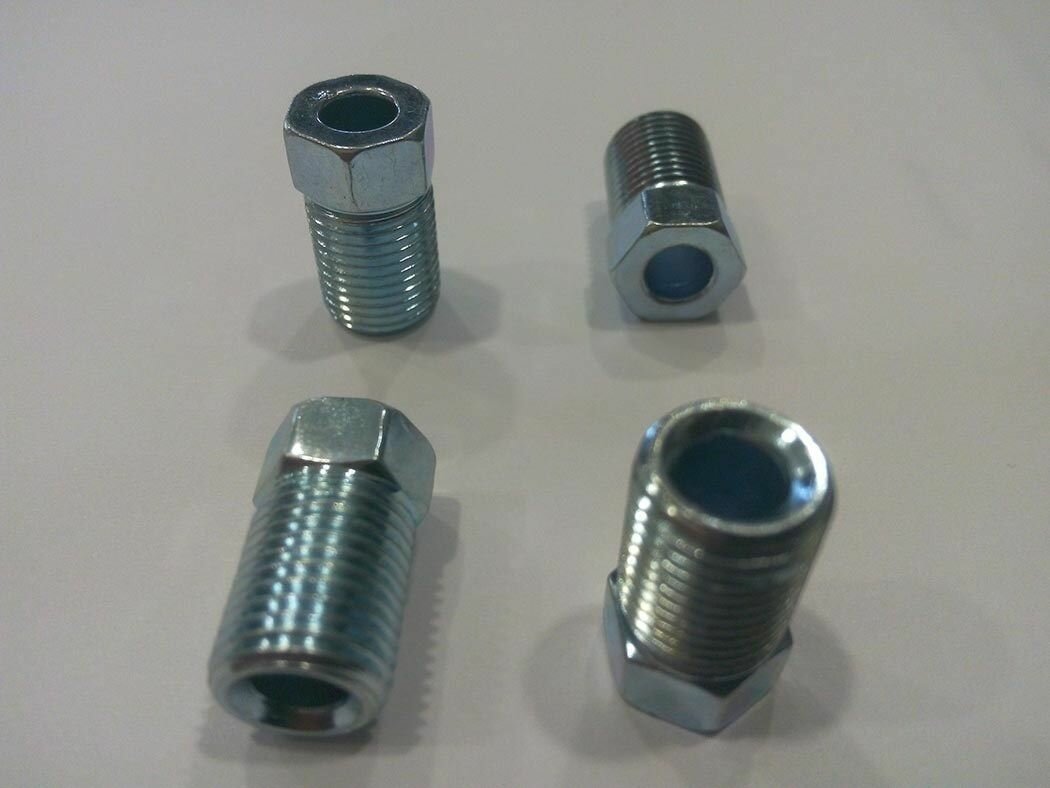 фото Штуцер тормозной трубки . папа*M10*1,25*20-13*d5mm L