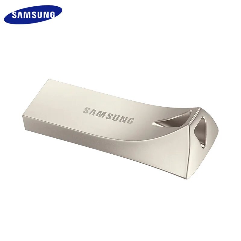 Samsung USB 3.1 Bar Plus флешка 256 ГБ, Серебристый, 64 ГБ