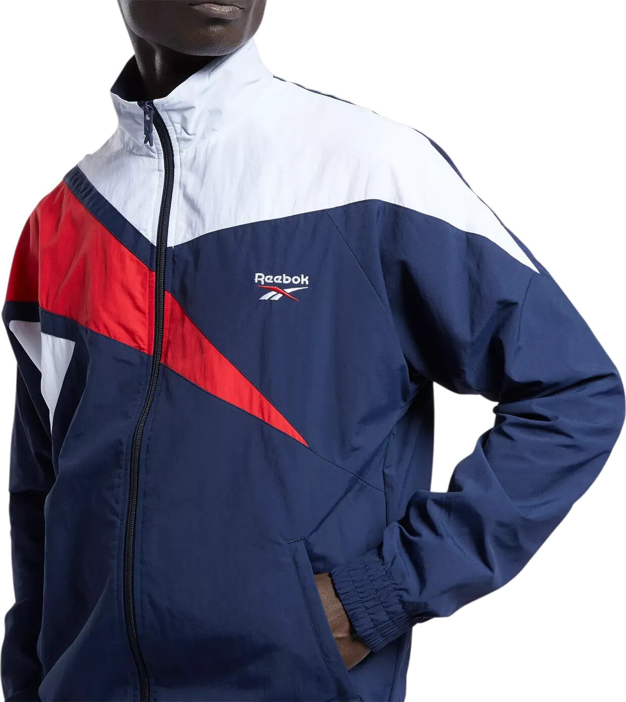 Олимпийка Reebok, размер XS, , синий — фото 1