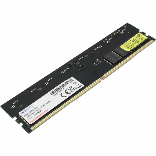 Оперативная память для компьютера 32Gb 1x32Gb PC5-38400 4800MHz DDR5 DIMM CL40 ADATA AD5U480032G-S AD5U480032G-S 9800₽