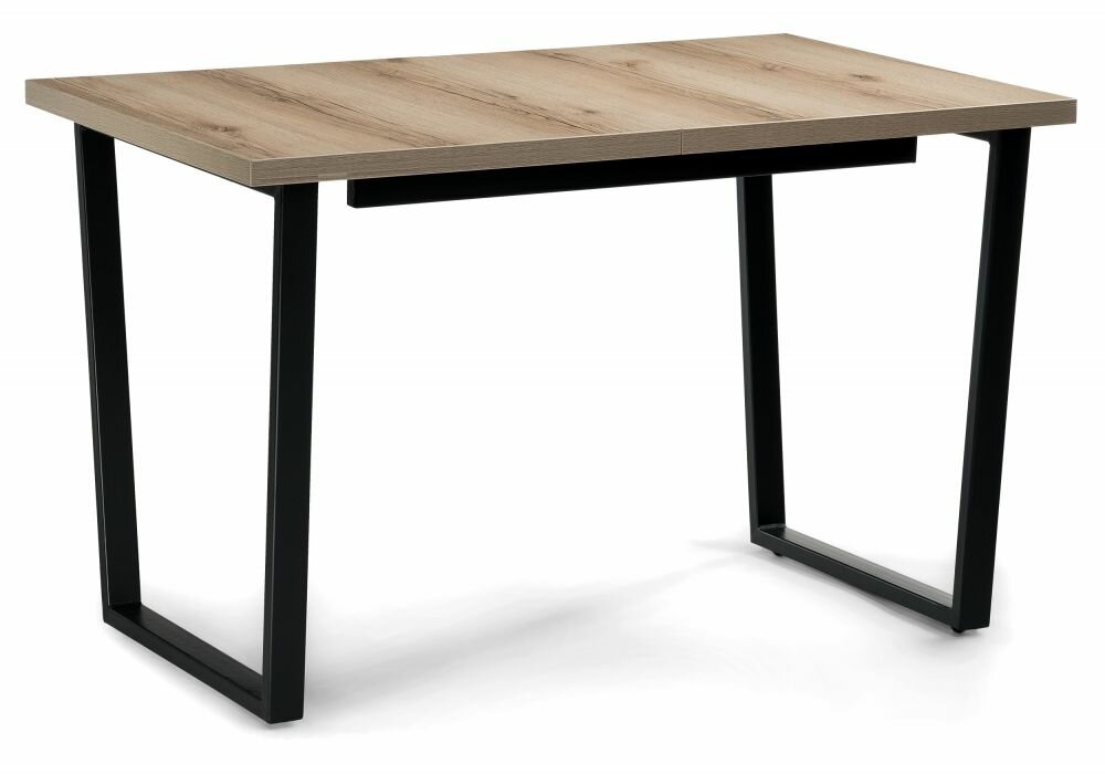 Стол Лота 120/25 woodville светлое дерево, металл и дерево, прямоугольная столешница, ножки