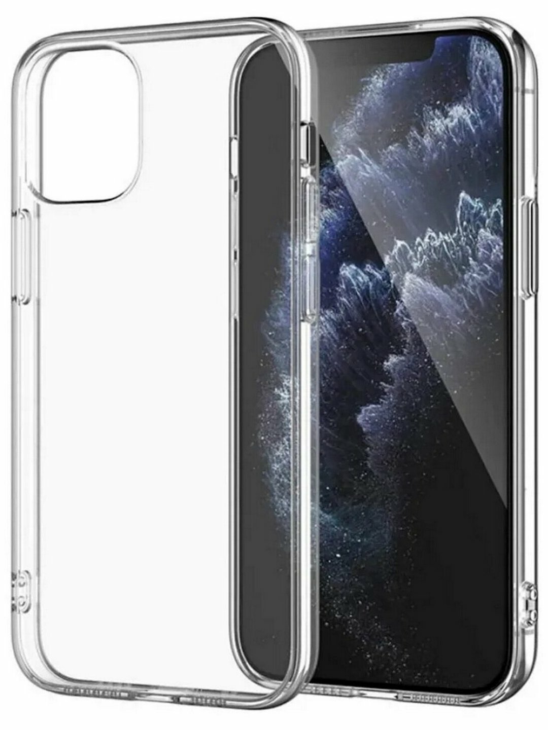 Силиконовый чехол - накладка для Apple Iphone 13 Pro Max прозрачный
