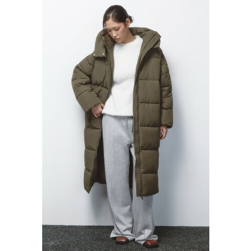 фото Куртка befree basic, размер m/170, хаки/оливковый