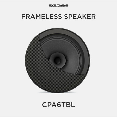 CVGAUDIO CPA6TBL Встраиваемый широкополосный Dual cone 6 152 мм громкоговоритель для трансляции фоновой музыки и речевого оповещения мощность 36 Вт при 100 В тонкая лицевая рамка IP40 1589₽