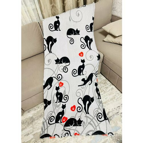 Плед флисовый 150х200 на 1,5 сп кровать и диван