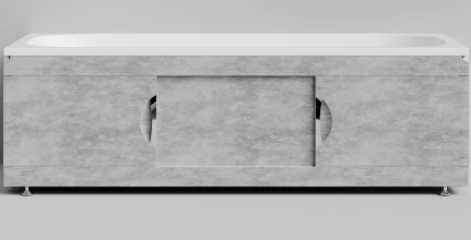 Изображение товара Экран под ванну "Горный камень", МДФ, регулировка по высоте, 150 см