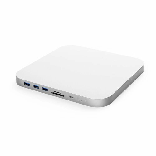 USB-концентратор Coloriicc для Mac mini с корпусами HDDSSD MC25 PRO SILVER 8491₽