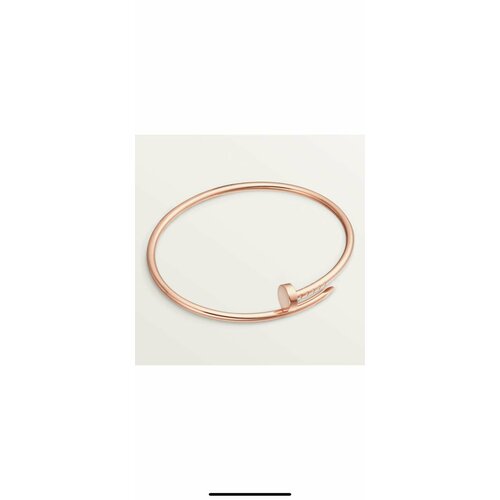 Браслет Золотая подкова, красное золото, 585 проба, длина 18 см.