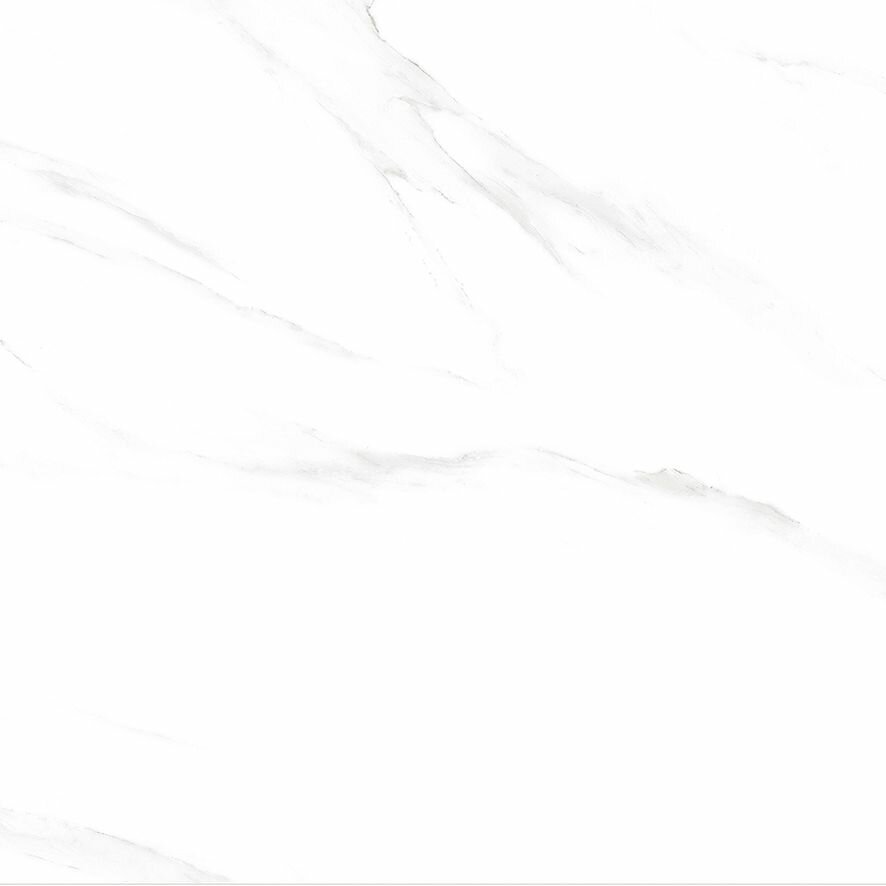 Плитка из керамогранита Ceradim Керамогранит Calacatta Genius белый полир 60x60 8 мм (цена за 1.44 м2)
