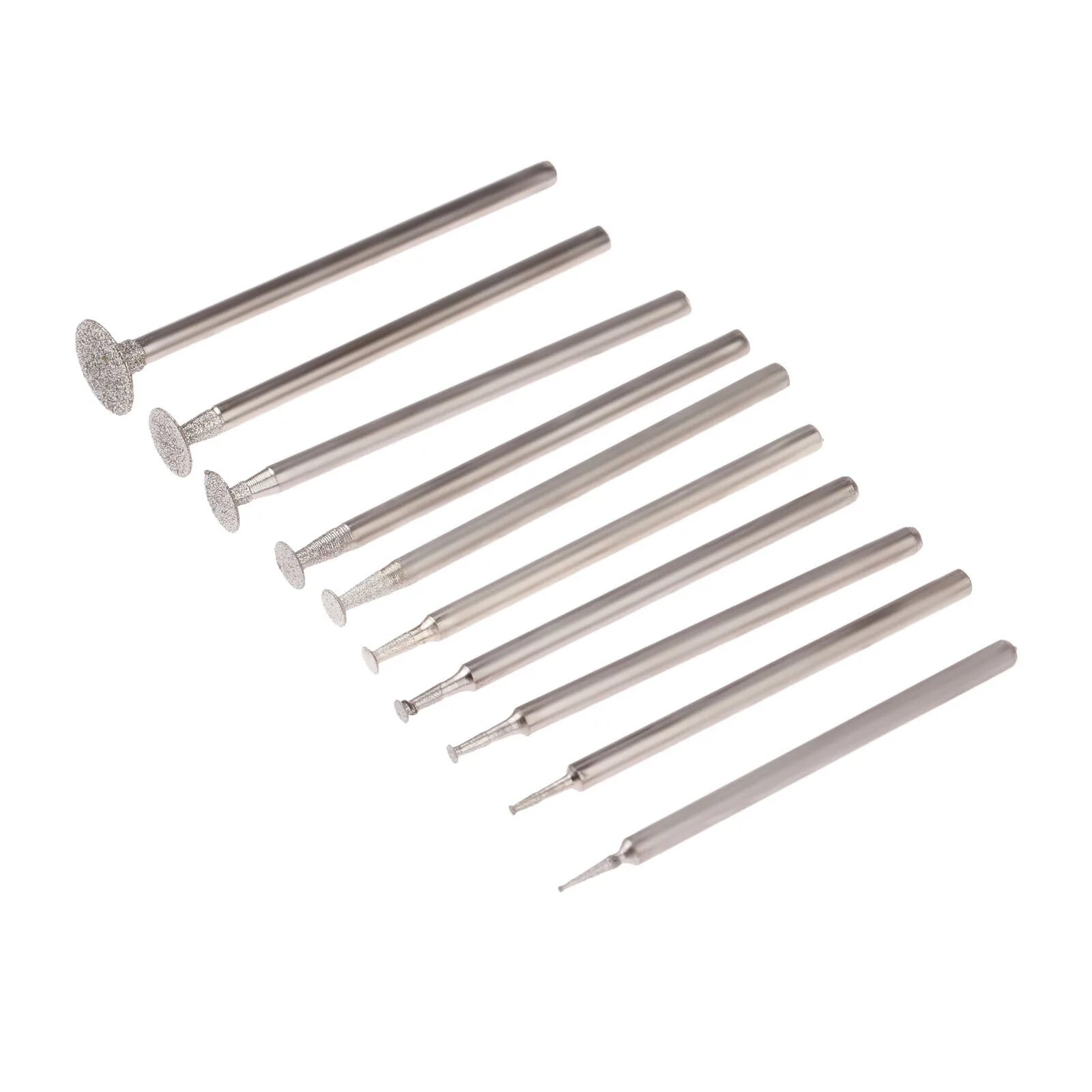 Набор шлифовальных насадок 10 размеров аксессуар Dremel 235 мм ультратонкая Т-образная головка хвостовик установленный точечный инструмент для камня нефрита резьба полировки гравировки